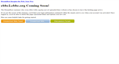 Desktop Screenshot of ebbc2.ebbc.org